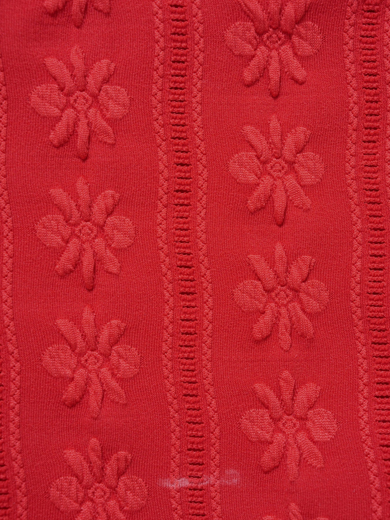 Rot Jacquard Neckholder Bikini Set mit Kordelzug