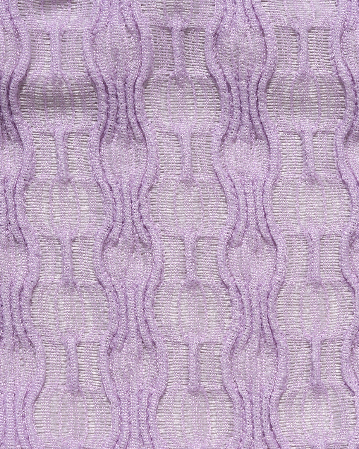 Lila strukturierter Neckholder-Bikini mit Kordelzug