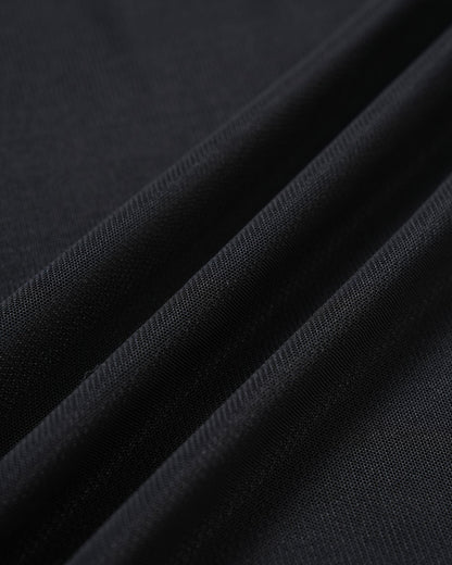 Schwarzes Strandkleid aus Mesh