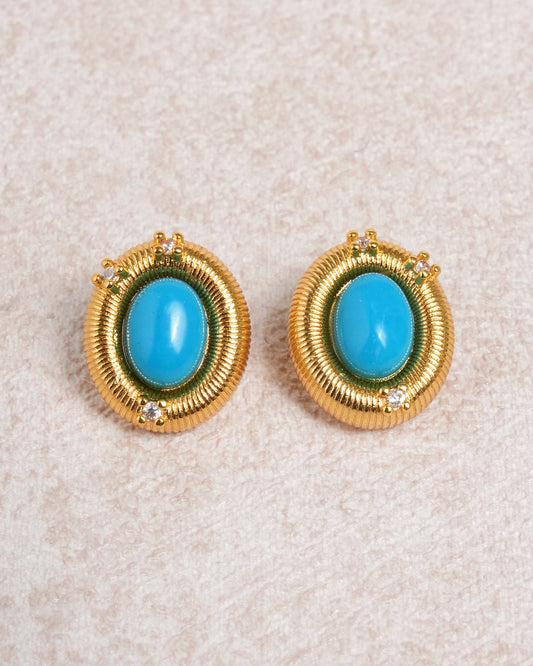 Orecchini Turchese Blu