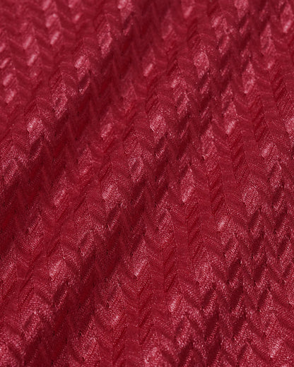 Roter Neckholder-Bralette-Badeanzug