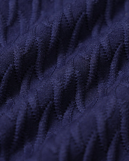 Blauer X-Kreuz-Bralette-Badeanzug