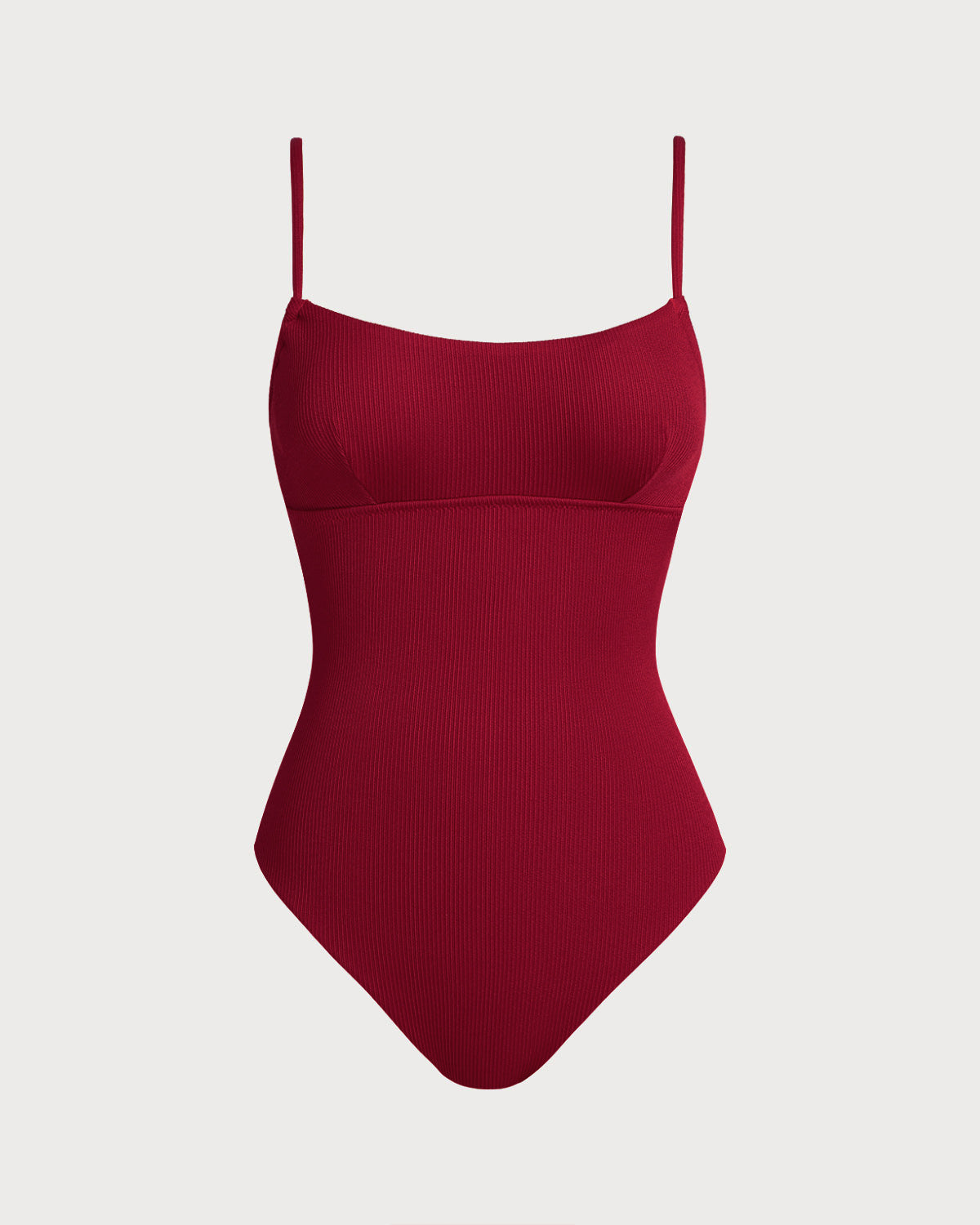 Roter Bralette-X-Kreuz-Badeanzug