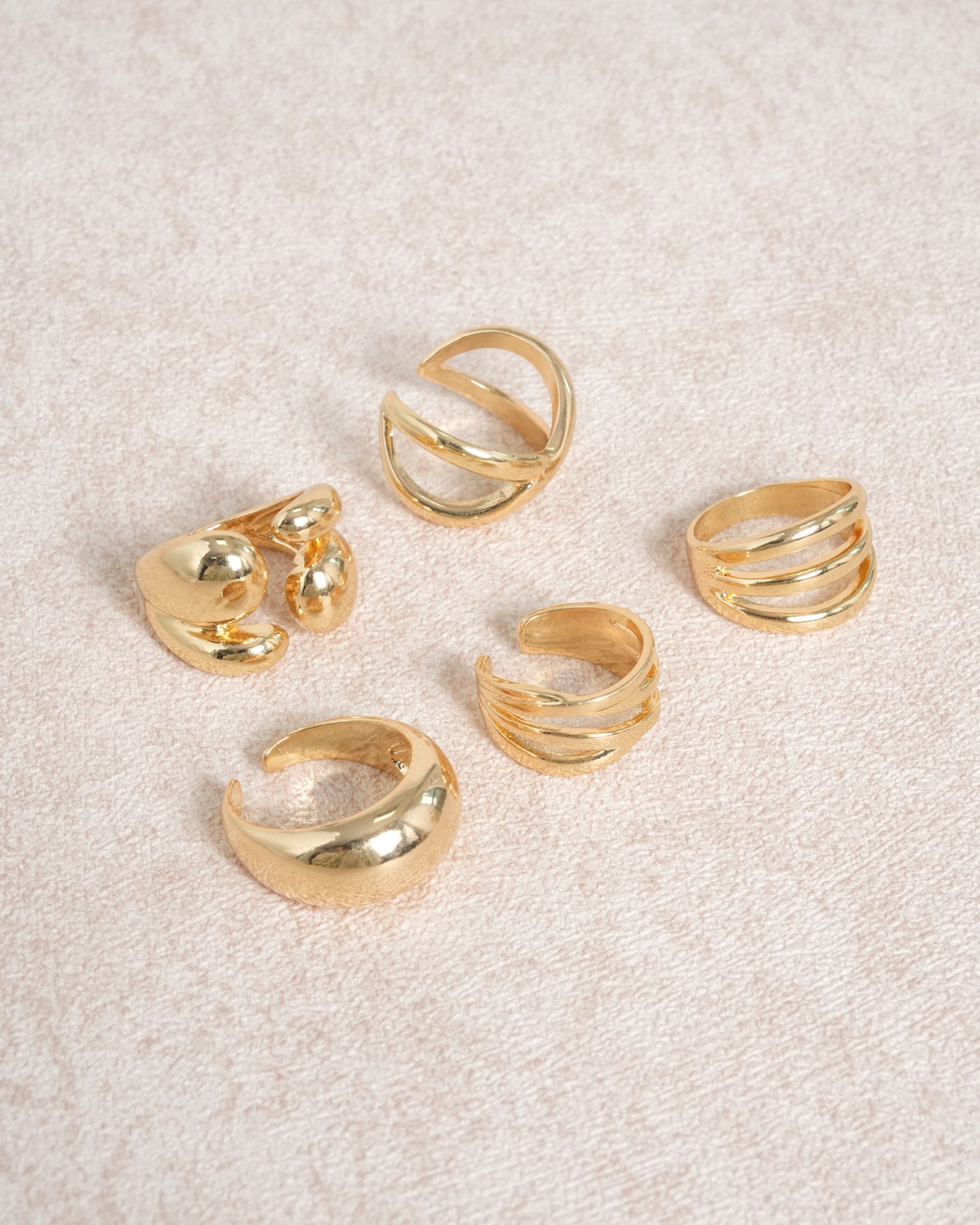Offener Ring aus Goldlegierung