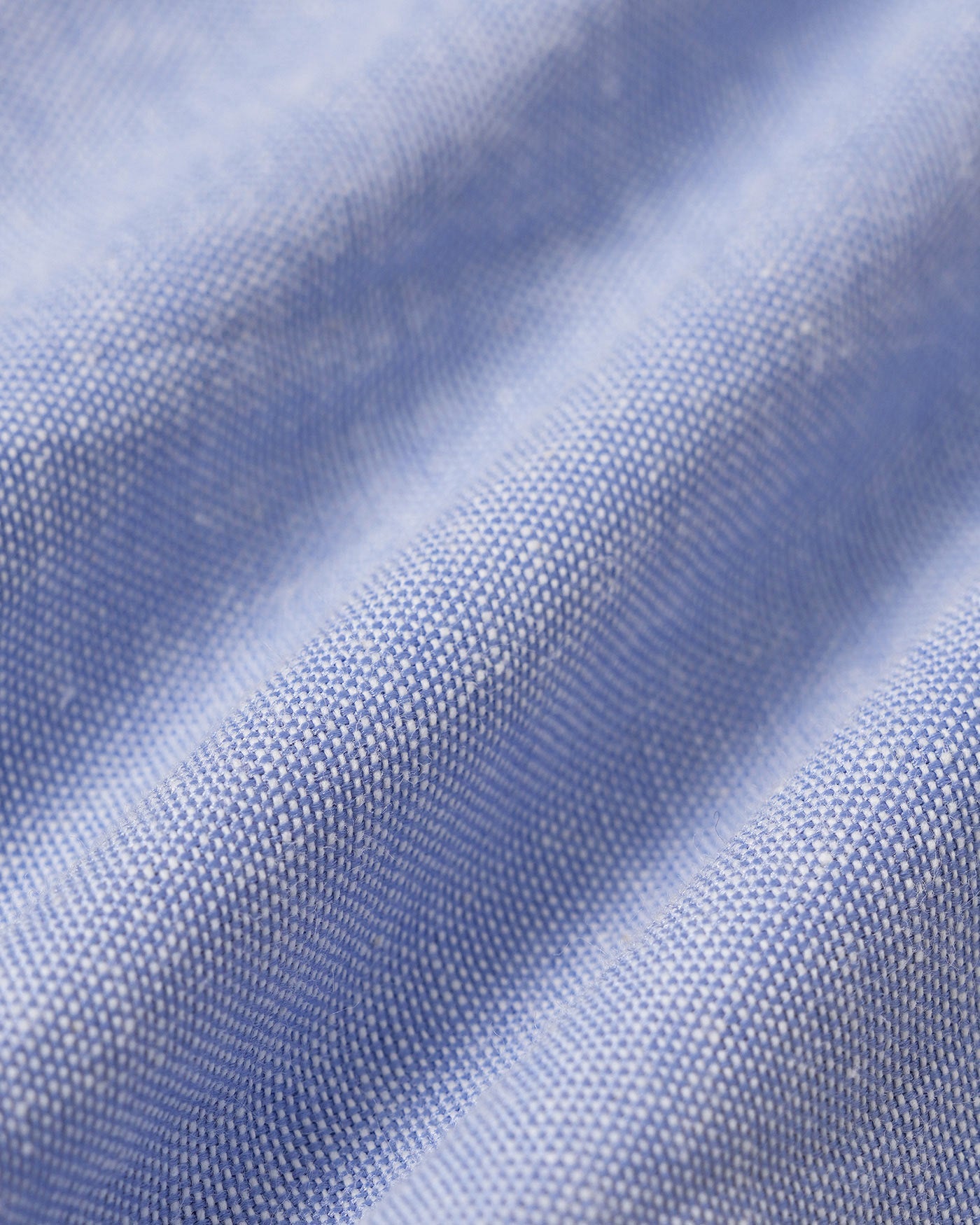 Blaues V-Ausschnitt Knopfleisten Midi-Kleid